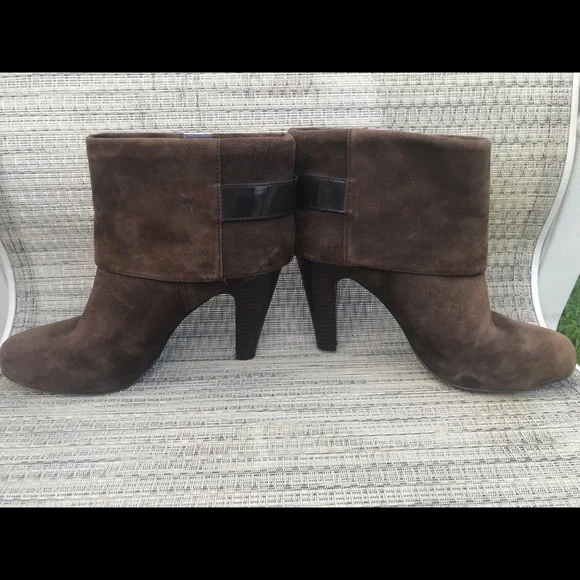 Coach Brown and Black Ankle Boots - Picture 3 of 7